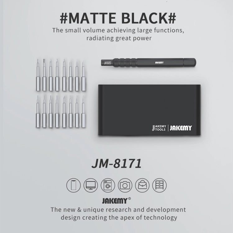 JAKEMY JM-8171 Professional Multifunctional Screwdriver Set Precision Hand Tools