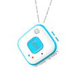 REACHFAR V28 Necklace Style GSM Mini LBS WiFi AGPS Tracker SOS Communicator(Blue) - free shipping - PMC TechLife - Order now!