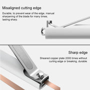 Original Xiaomi Mijia Splash Proof Nail Clippers(White)