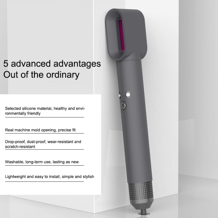For Dyson Airwrap Hair Modeling Dryer Shockproof Silicone Case (Purple)