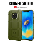 Shockproof Full Coverage Silicone Case for Huawei Mate 20 Pro Protector Cover (Army Green)