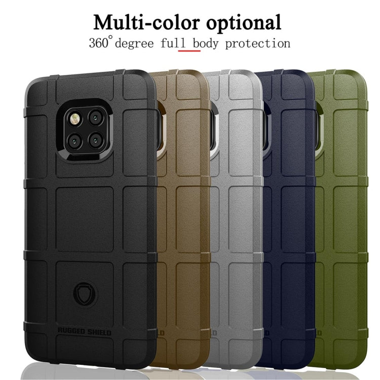 Shockproof Full Coverage Silicone Case for Huawei Mate 20 Pro Protector Cover (Army Green)