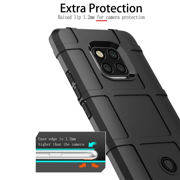 Shockproof Full Coverage Silicone Case for Huawei Mate 20 Pro Protector Cover (Army Green)