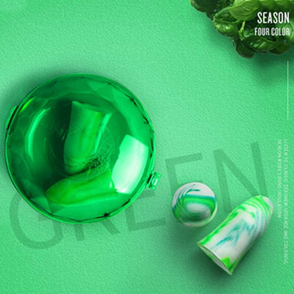 4 PCS / Set Travel Sleep Noise Prevention Earplugs Improve Sleep Hearing Protection, Random Color Delivery