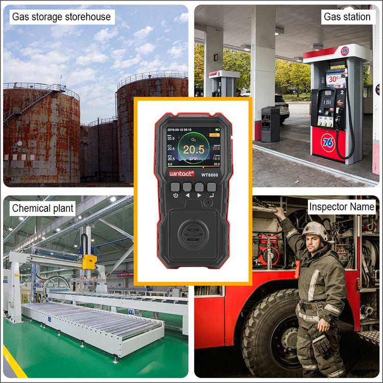 Wintact WT8800 Oxygen Monitor Detection Alarm