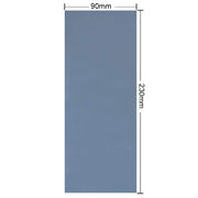 10pcs Grit 5000 Wet And Dry Polishing Grinding Sandpaper，Size: 23 x 9cm (Blue)
