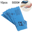 10pcs Grit 5000 Wet And Dry Polishing Grinding Sandpaper，Size: 23 x 9cm (Blue) - free shipping - PMC TechLife - Order now!