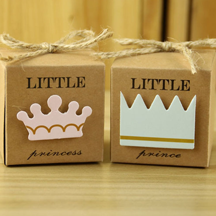 100 PCS European Style Wedding Princess Pattern Sugar Box, Size: 5.3*5.3*5.3cm