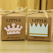 100 PCS European Style Wedding Princess Pattern Sugar Box, Size: 5.3*5.3*5.3cm