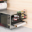 Kitchen Single Layer Magnetic Refrigerator Rack Storage Holder (Black) - free shipping - PMC TechLife - Order now!