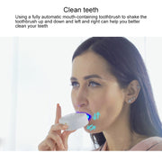 Vwhite 3 Cleaning Modes Silicone Electric Automatic Beauty Tooth Instrument(Black)