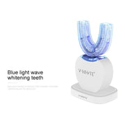 Vwhite 3 Cleaning Modes Silicone Electric Automatic Beauty Tooth Instrument(Black)
