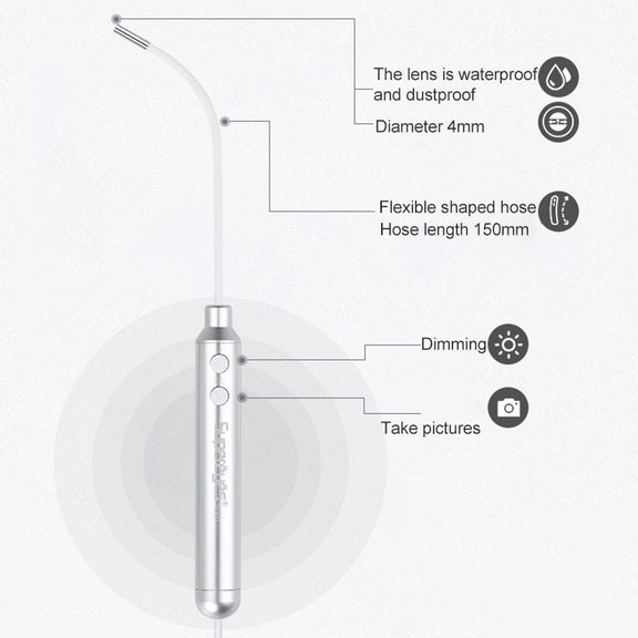 Supereyes Y001 Ear Mite Mouth Electronic Digital Fixed Focus Endoscope