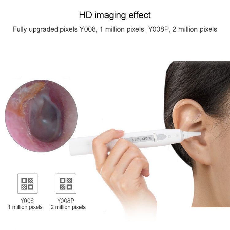 Supereyes Y008P Ear Nose Mouth Wireless Digital Electronic Endoscope