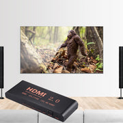 CY-042 1X4 HDMI 2.0 4K/60Hz Splitter, EU Plug