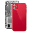 Glass Battery Back Cover for iPhone 11(Red) - Back Cover by PMC TechLife | Online Shopping South Africa | PMC TechLife | Buy Now Pay Later Mobicred