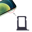 SIM Card Tray for iPhone 12(Black) - Metal Parts by PMC TechLife | Online Shopping South Africa | PMC TechLife