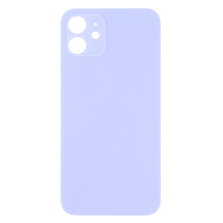 Easy Replacement Big Camera Hole Back Battery Cover for iPhone 12(Purple)