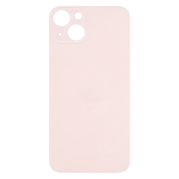 Easy Replacement Big Camera Hole Glass Back Battery Cover for iPhone 13(Pink)