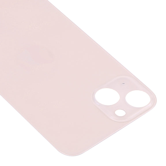 Easy Replacement Big Camera Hole Glass Back Battery Cover for iPhone 13(Pink)