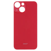 Easy Replacement Big Camera Hole Glass Back Battery Cover for iPhone 13 mini(Red)