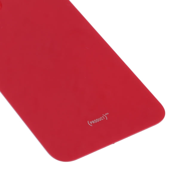 Easy Replacement Big Camera Hole Glass Back Battery Cover for iPhone 13 mini(Red)