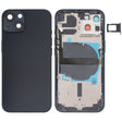 For iPhone 13 Battery Back Cover with Side Keys & Card Tray & Power + Volume Flex Cable & Wireless Charging Module(Black) - Back Cover by PMC TechLife | Online Shopping South Africa | PMC TechLife