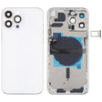For iPhone 13 Pro Max Battery Back Cover with Side Keys & Card Tray & Power + Volume Flex Cable & Wireless Charging Module(White) - Back Cover by PMC TechLife | Online Shopping South Africa | PMC TechLife | Buy Now Pay Later Mobicred