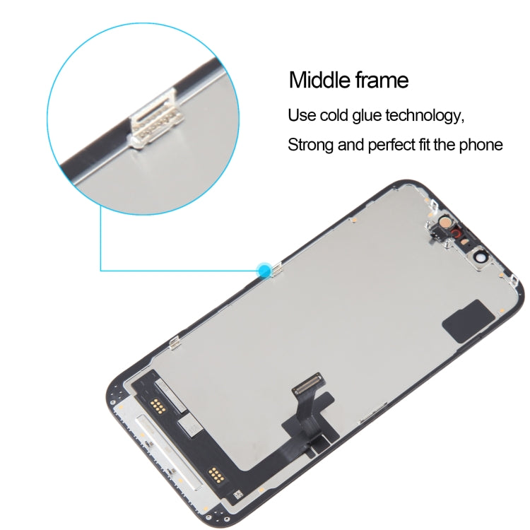Super Retina XDR OLED Original LCD Screen For iPhone 14 with Digitizer Full Assembly