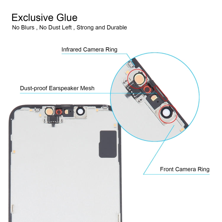 Super Retina XDR OLED Original LCD Screen For iPhone 14 with Digitizer Full Assembly