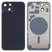 For iPhone 14 Back Housing Cover with Camera Lens(Black)