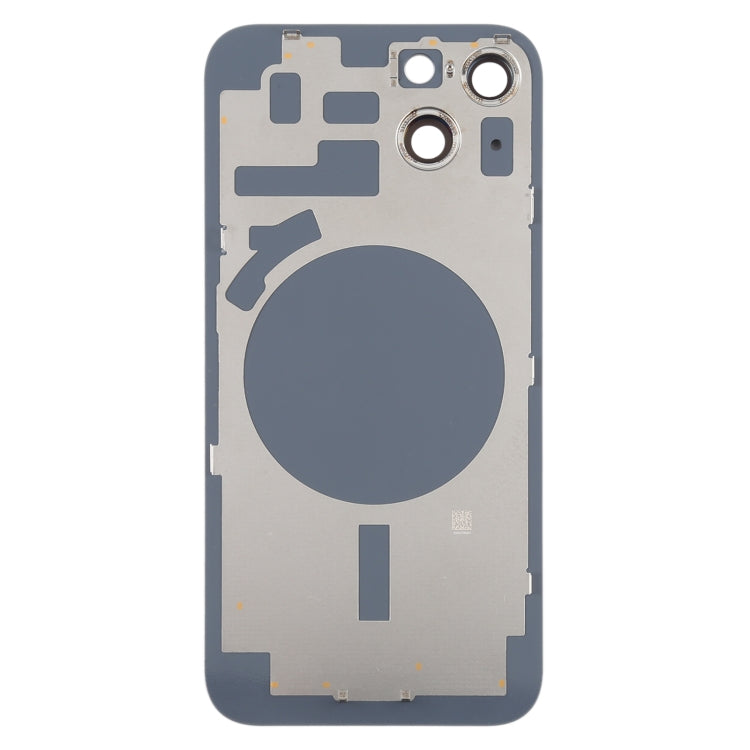 For iPhone 14 Back Housing Cover with Camera Lens(Black)