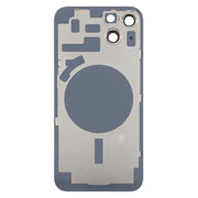 For iPhone 14 Back Housing Cover with Camera Lens(Black)