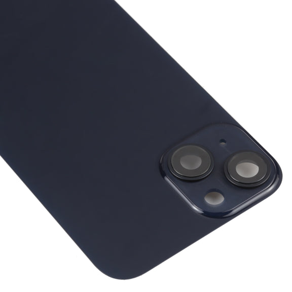 For iPhone 14 Back Housing Cover with Camera Lens(Black)