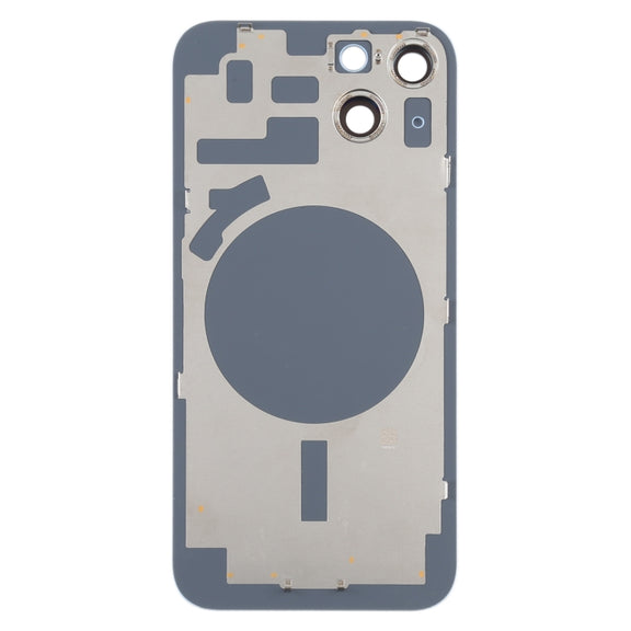 For iPhone 14 Plus Back Housing Cover with Camera Lens(Blue)