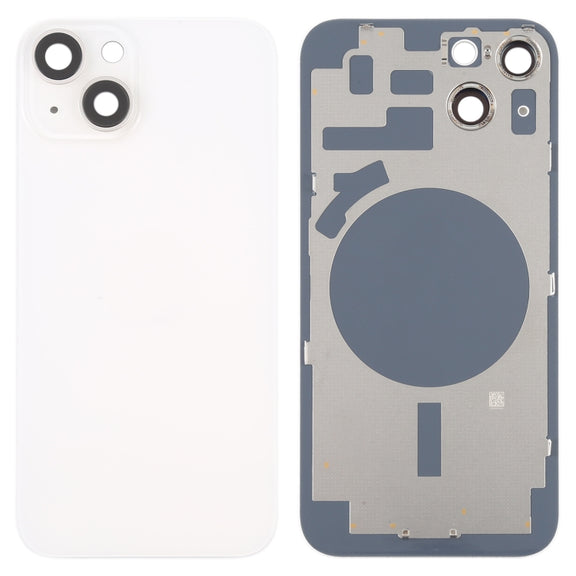 For iPhone 14 Plus Back Housing Cover with Camera Lens(White)