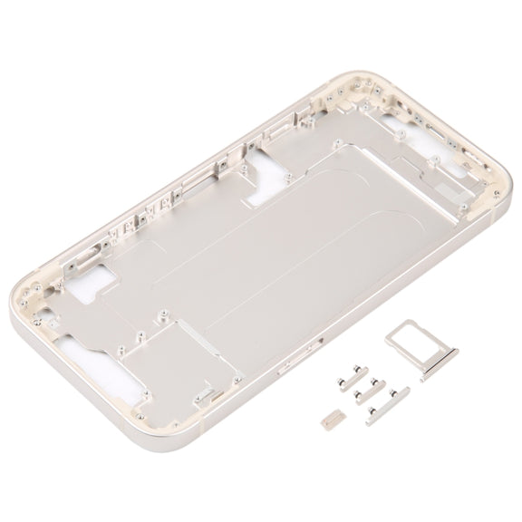 For iPhone 14 Middle Frame with Side Keys (Gold)