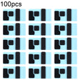 100/Set LCD Black Adhesive Sticker For iPhone 14 / 14 Plus -  by PMC TechLife | Online Shopping South Africa | PMC TechLife