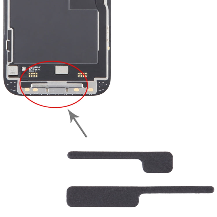 100/Set For iPhone 14 Pro LCD Bracket Sponge Foam Pads