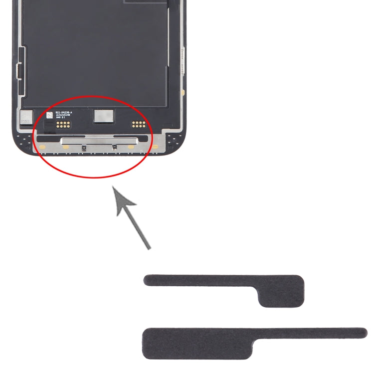 100/Set For iPhone 14 Pro Max LCD Bracket Sponge Foam Pads