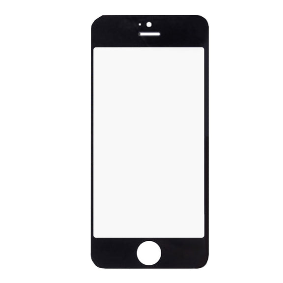 10 PCS for iPhone 5 & 5S Front Screen Outer Glass Lens(Black)