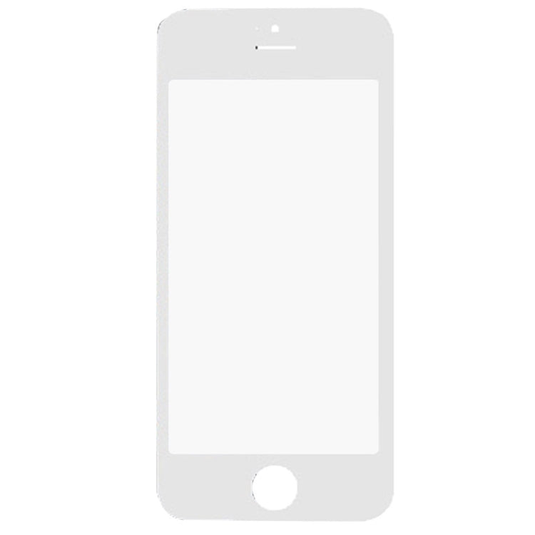 10 PCS for iPhone 5 & 5S Front Screen Outer Glass Lens(White)