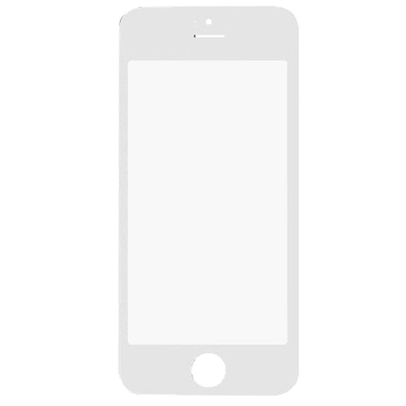 10 PCS for iPhone 5 & 5S Front Screen Outer Glass Lens(White)