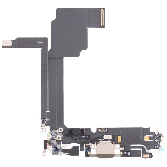 For iPhone 15 Pro Max Original Charging Port Flex Cable (Titanium Color)