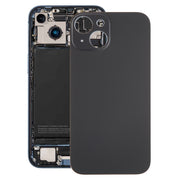 For iPhone 15 Glass Battery Back Cover(Black)