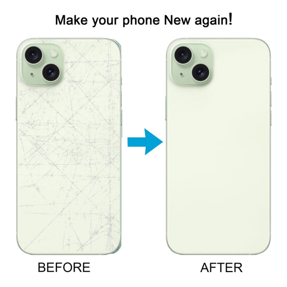 For iPhone 15 Glass Battery Back Cover(Green)