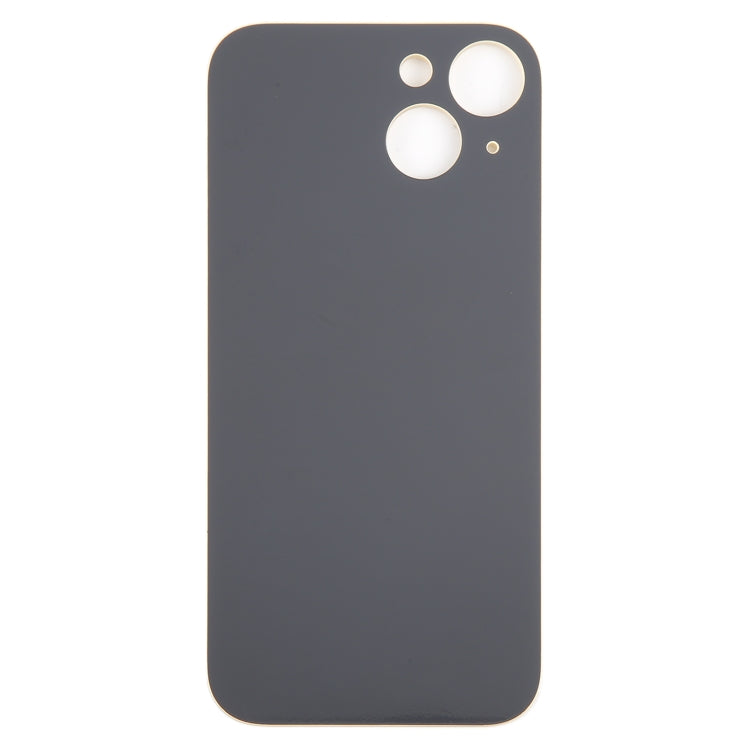 For iPhone 15 Glass Battery Back Cover(Yellow)
