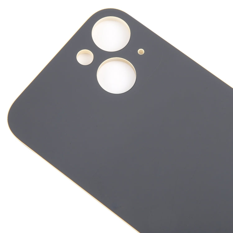 For iPhone 15 Glass Battery Back Cover(Yellow)