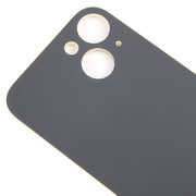 For iPhone 15 Glass Battery Back Cover(Yellow)