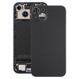 For iPhone 15 Plus Glass Battery Back Cover(Black) -  by PMC TechLife | Online Shopping South Africa | PMC TechLife
